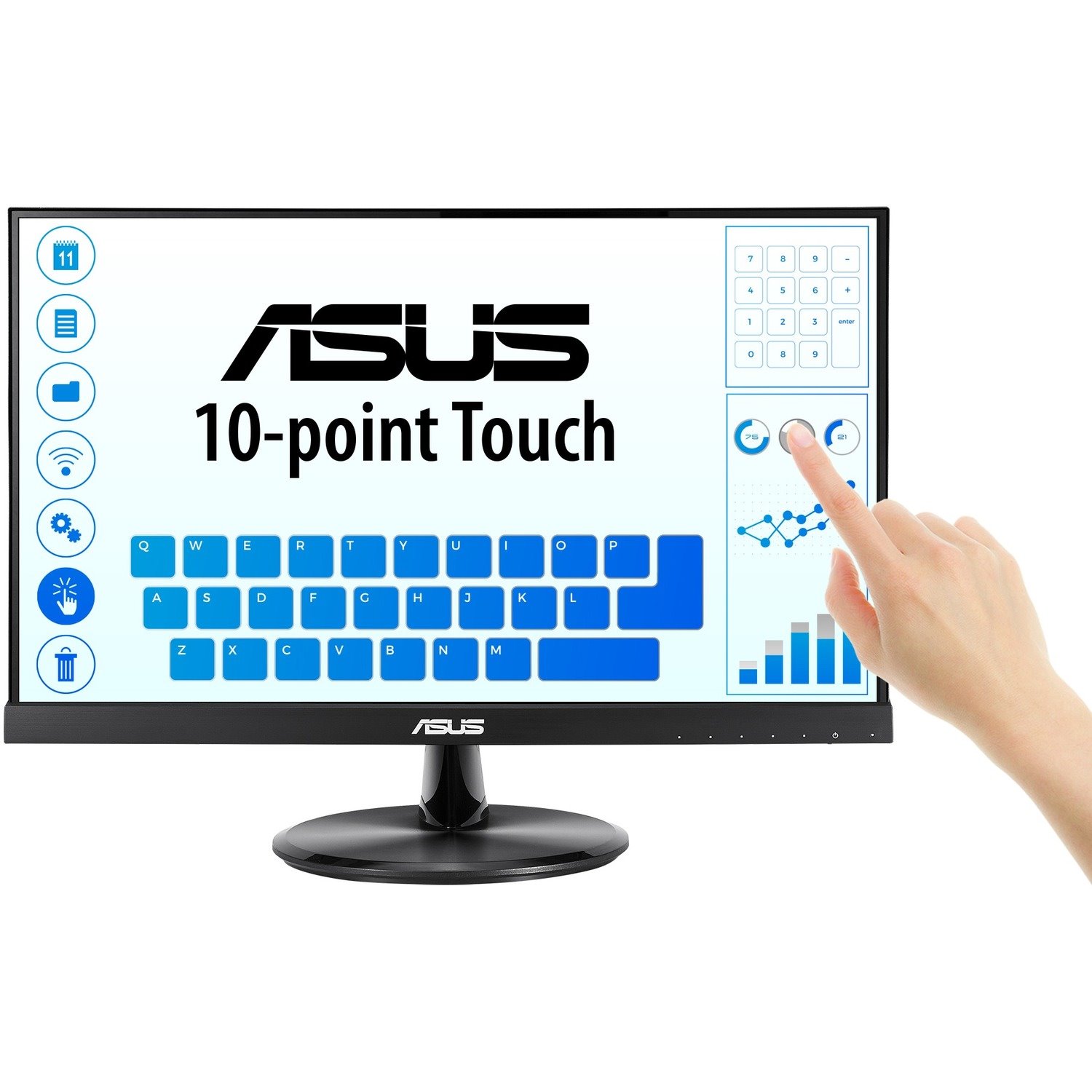 Asus VT229H 22" Class LCD Touchscreen Monitor - 16:9 - 5 ms