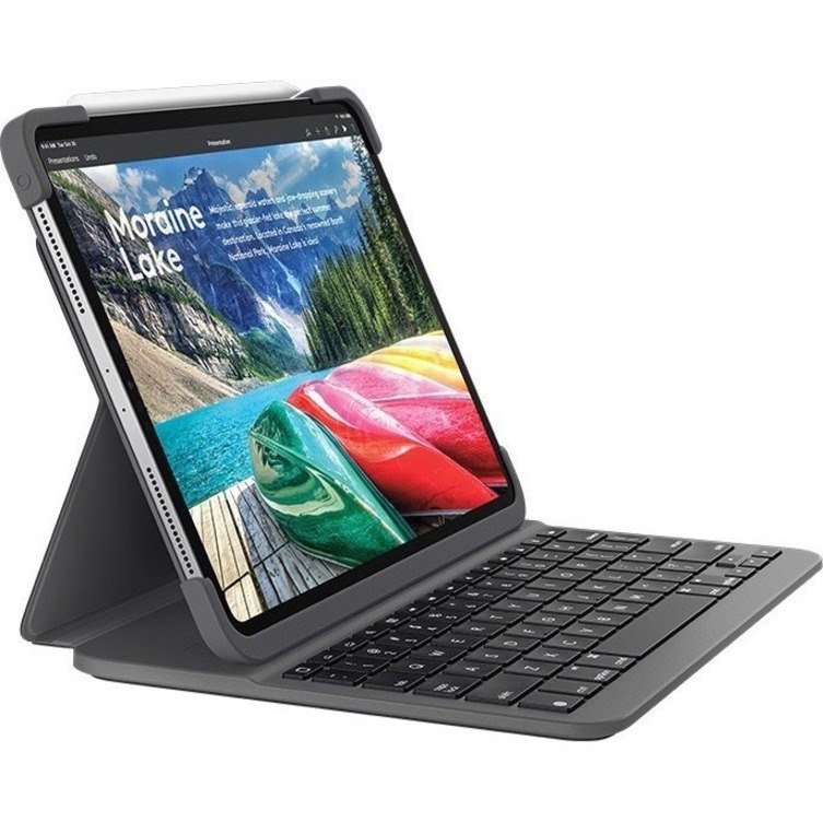 Logitech Slim Folio Pro Keyboard/Cover Case (Folio) for 12.9" Apple iPad Pro (2018)