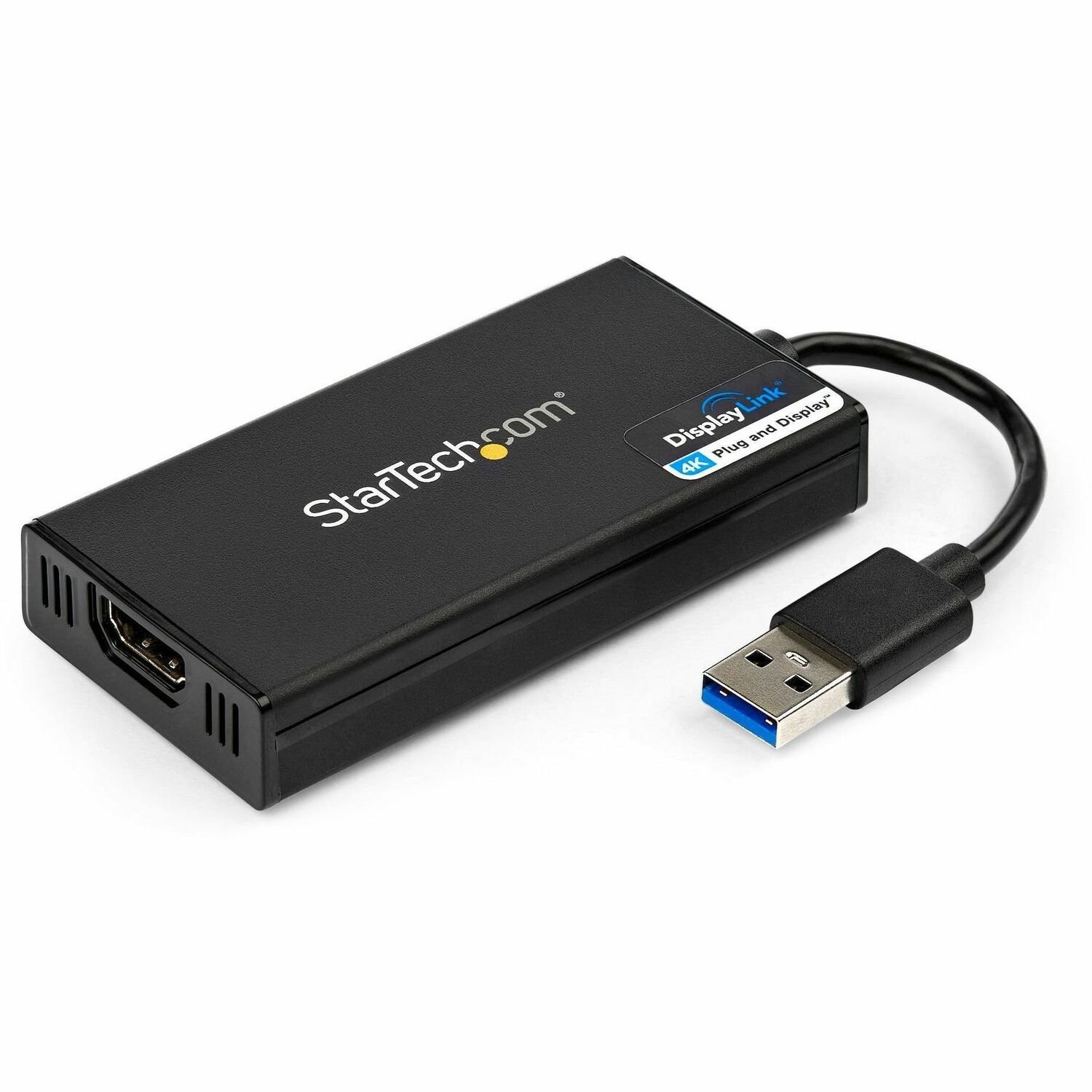 StarTech.com USB 3.0 naar HDMI Adapter, 4K 30Hz UHD, DisplayLink Gecertificeerd, USB naar HDMI Display Adapter, USB naar HDMI Adapter voor Mac & Windows