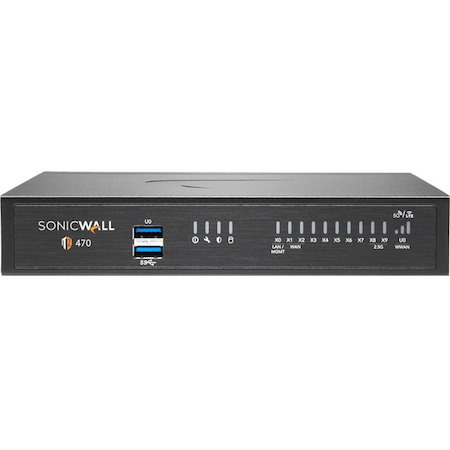 SonicWall TZ470 Network Security/Firewall Appliance Support/Service - TAA Compliant