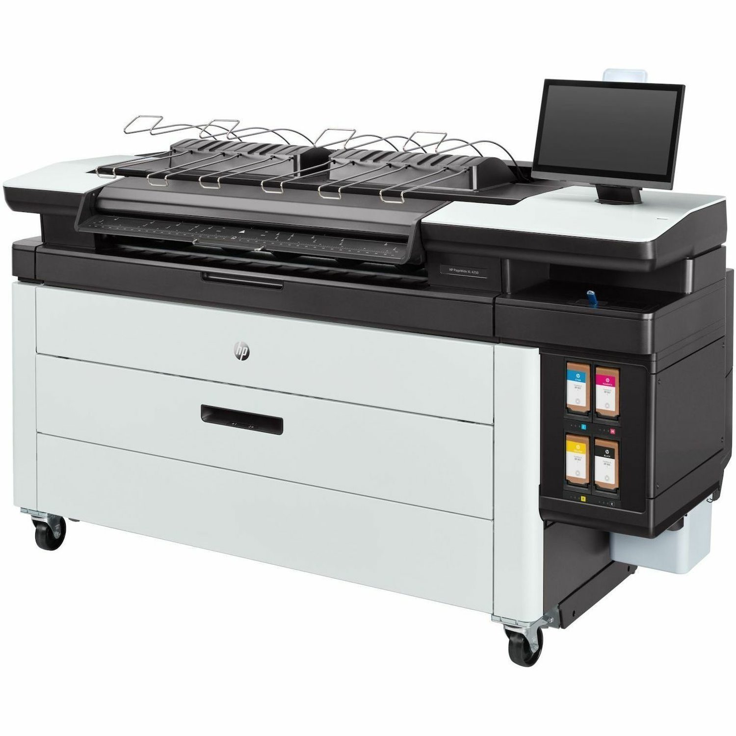 HP PageWide XL 4250 Inkjet Large Format Printer - Includes Scanner, Printer, Copier - Color