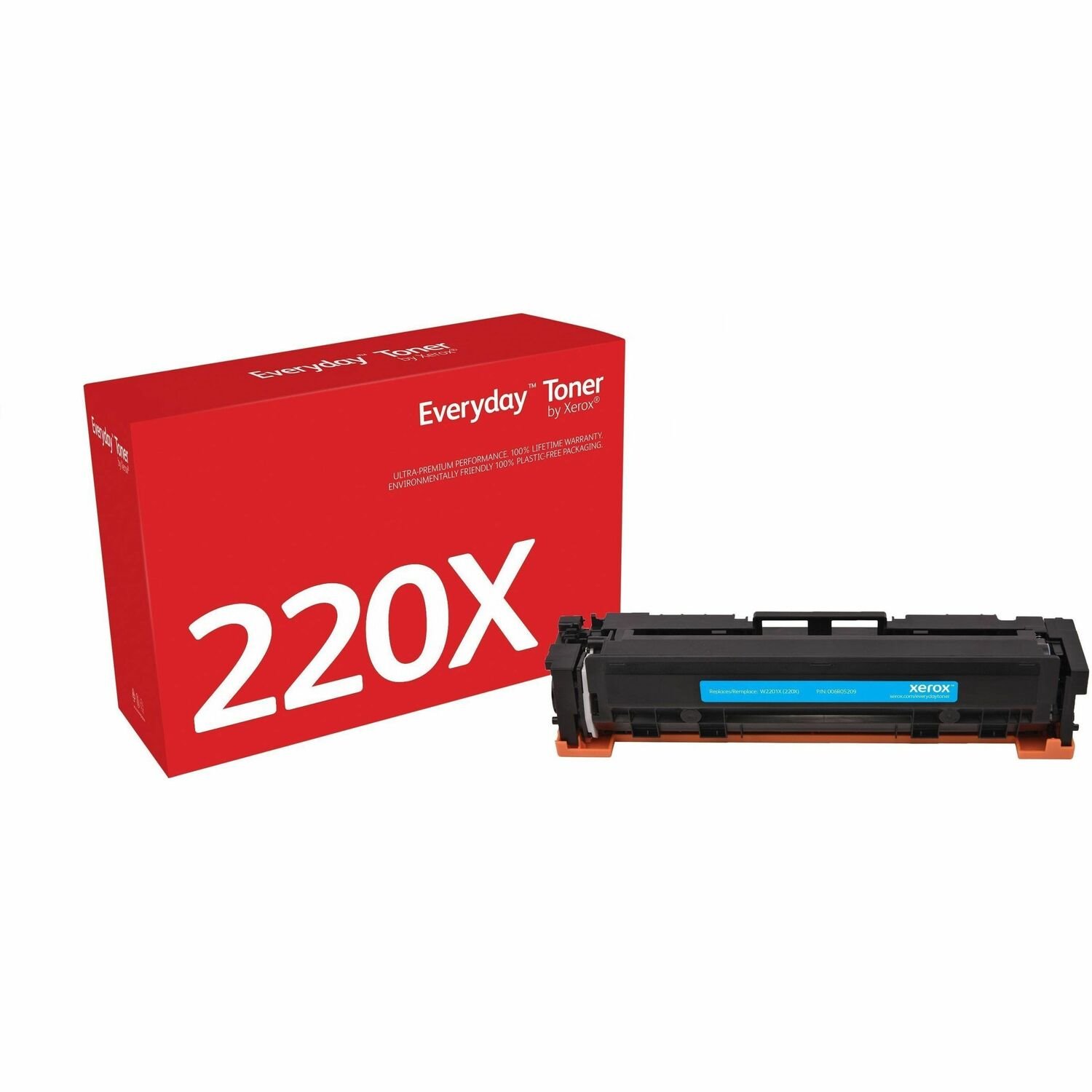 Xerox Everyday High Yield Laser Toner Cartridge - Alternative for HP 220X (W2201X) - Cyan Pack