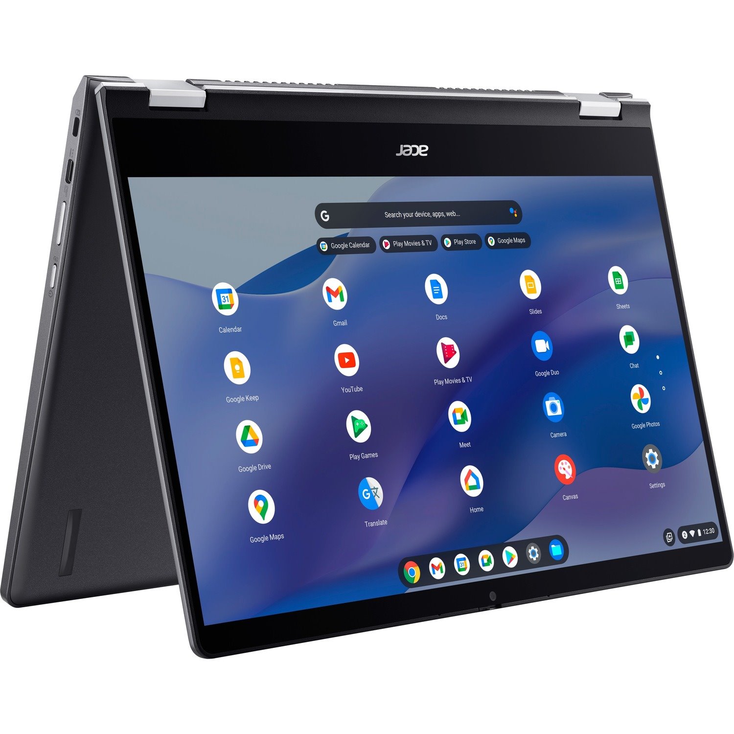Acer Chromebook Spin 514 CP514-3WH CP514-3WH-R2HP 14" Touchscreen Convertible 2 in 1 Chromebook - Full HD - AMD Ryzen 5 5625C - 16 GB - 256 GB SSD - English (US) Keyboard - Iron