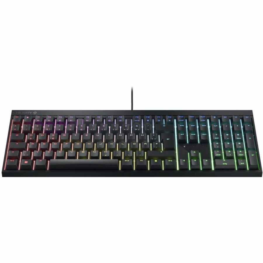 CHERRY XTRFY MX 2.0S Gaming Keyboard - Cable Connectivity - USB Type A Interface - RGB LED - English (UK) - Black