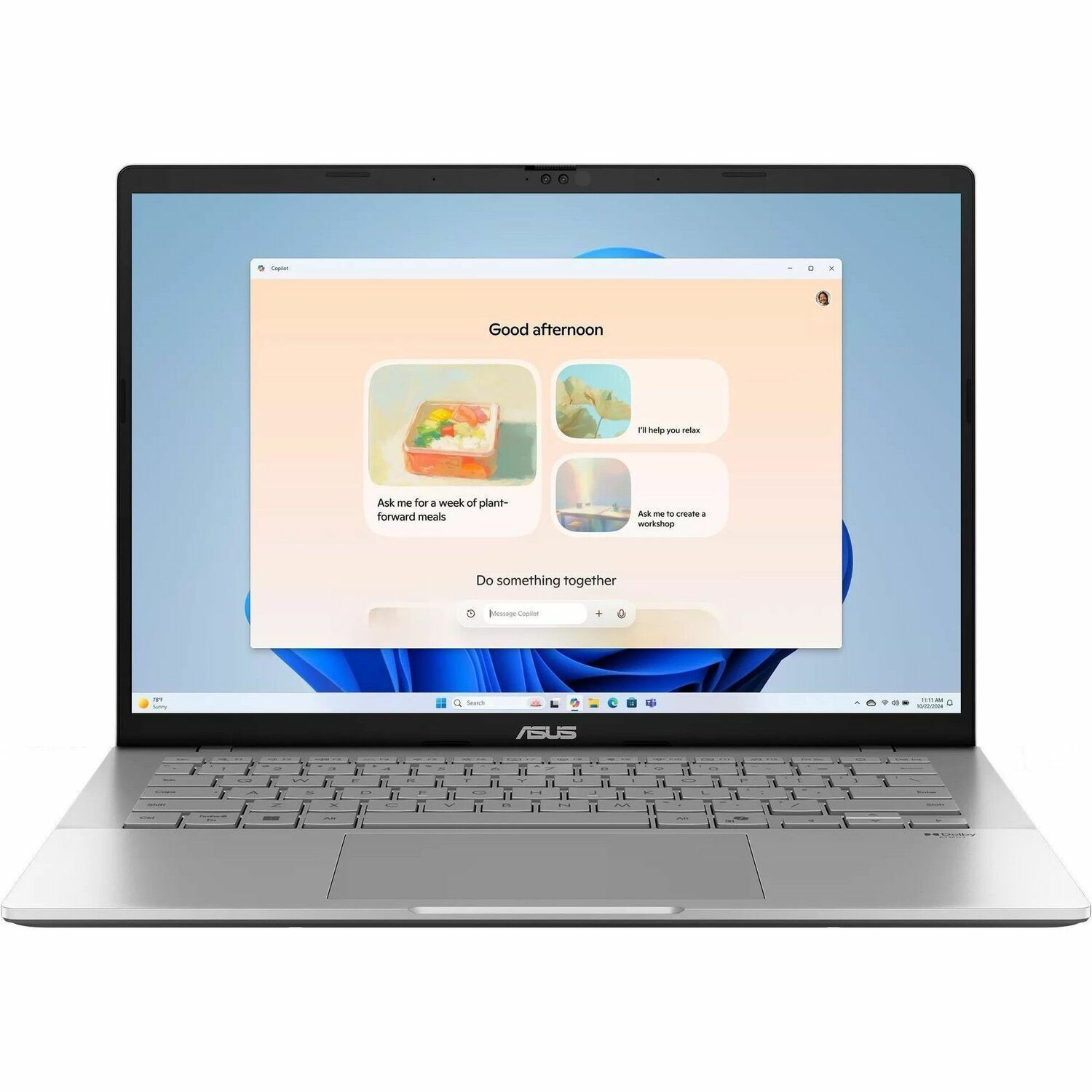 Asus VivoBook S14 S3407 S3407AA-SF004W 14" Notebook - WUXGA - 60 Hz - Intel Core Ultra 7 - 32 GB - 1 TB SSD - Cool Silver
