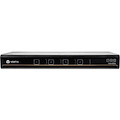 Vertiv Avocent Cybex SC800 Secure Desktop KVM Switch, Single Head Monitor, 4 Port, NIAP Version 4.0 Certified, CAC, TAA Compliant (SC840DPH-400)
