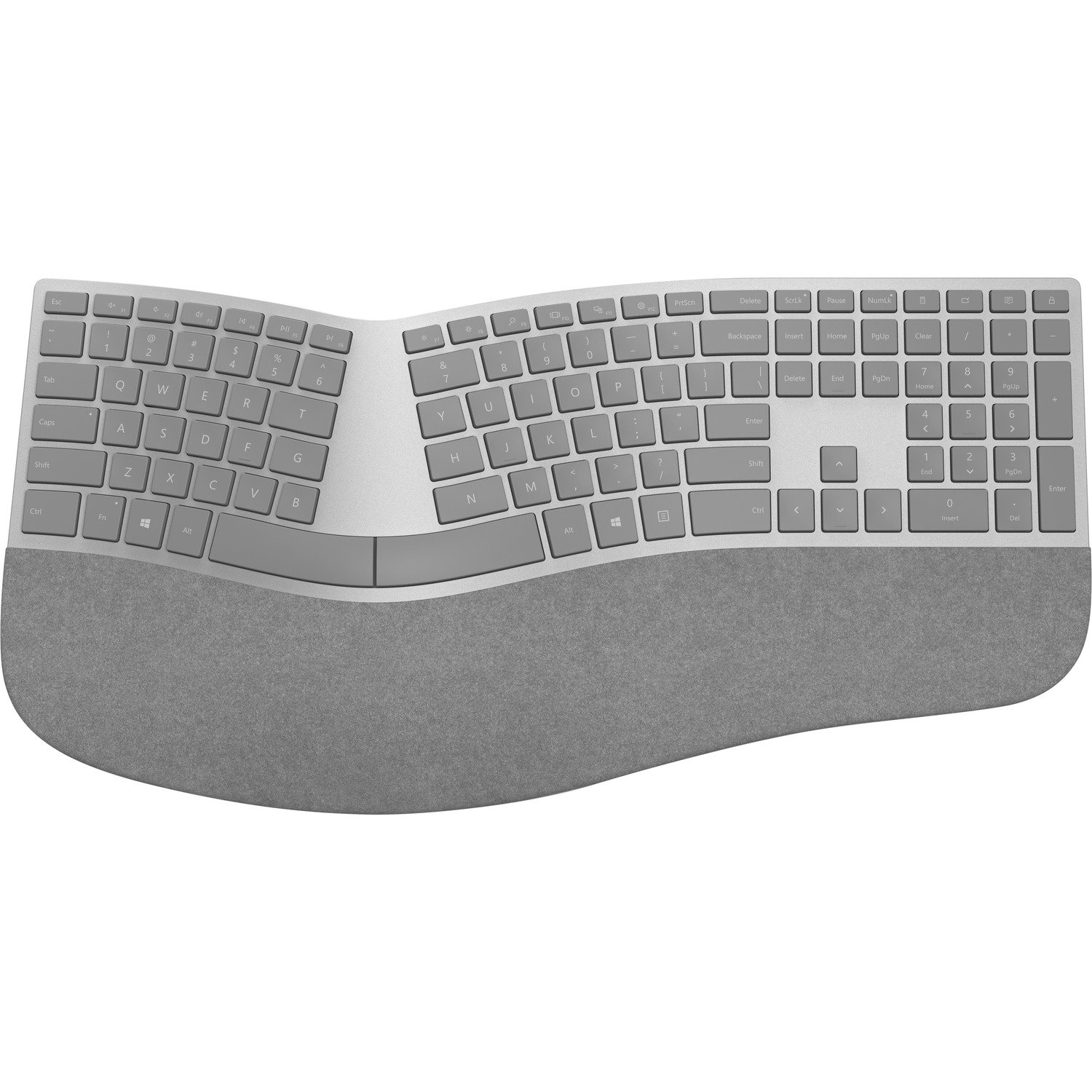 Microsoft Surface Keyboard - Wireless Connectivity - QWERTY Layout - Grey