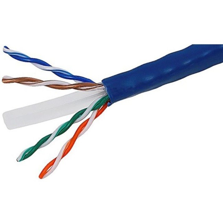 4XEM 1000 ft Roll Blue Cat6 Stranded CM-Rated For In-Wall Use