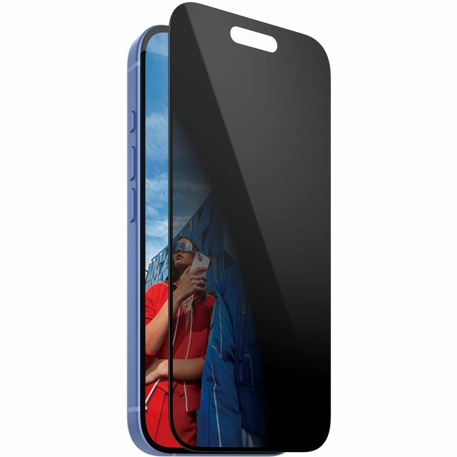 PanzerGlass Glas Privacy screenprotector voor iPhone 15