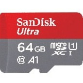 SanDisk Ultra 64 GB Class 10/UHS-I (U1) microSDXC