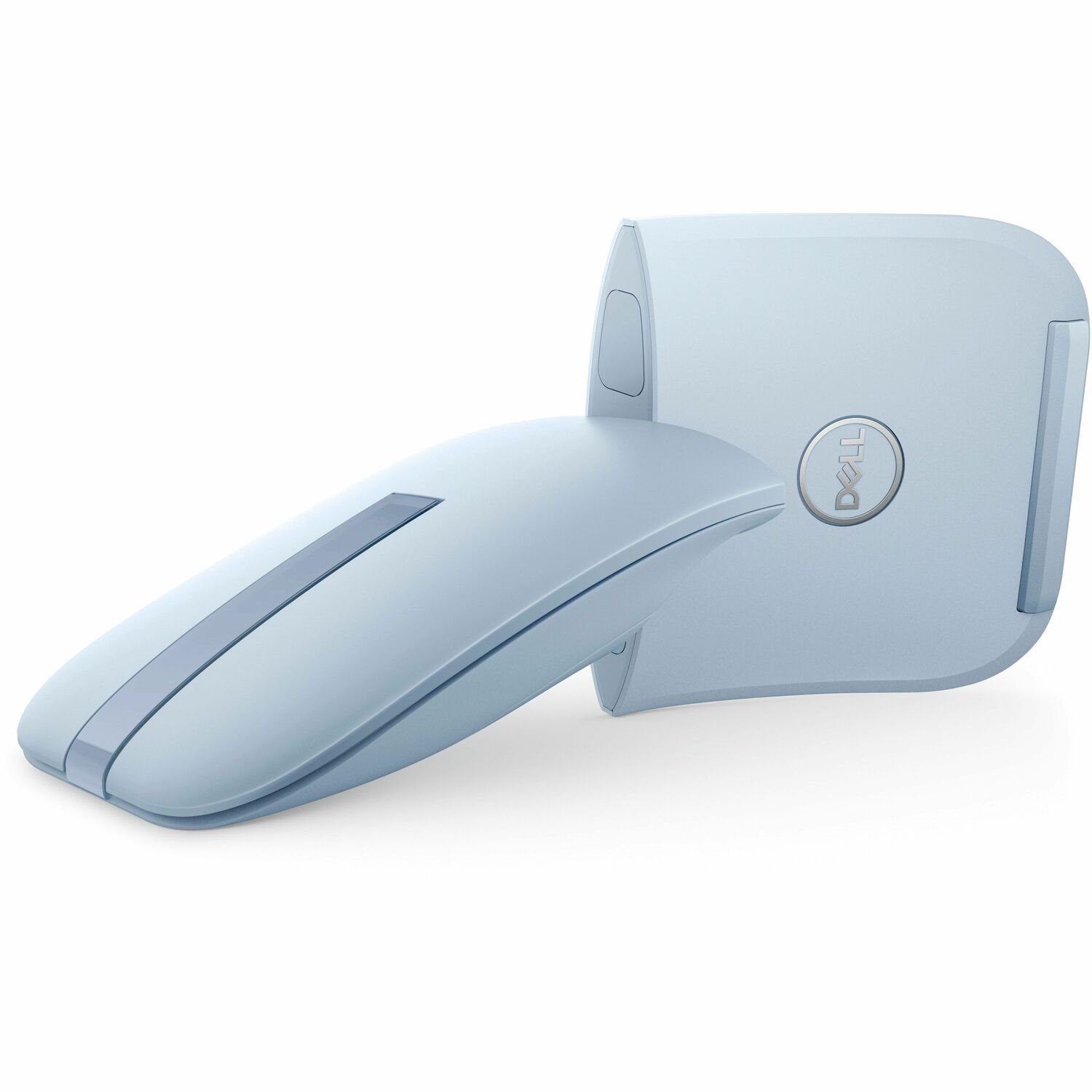 Dell MS700 Travel Mouse - Bluetooth/Radio Frequency - Optical - 2 Button(s) - Misty Blue