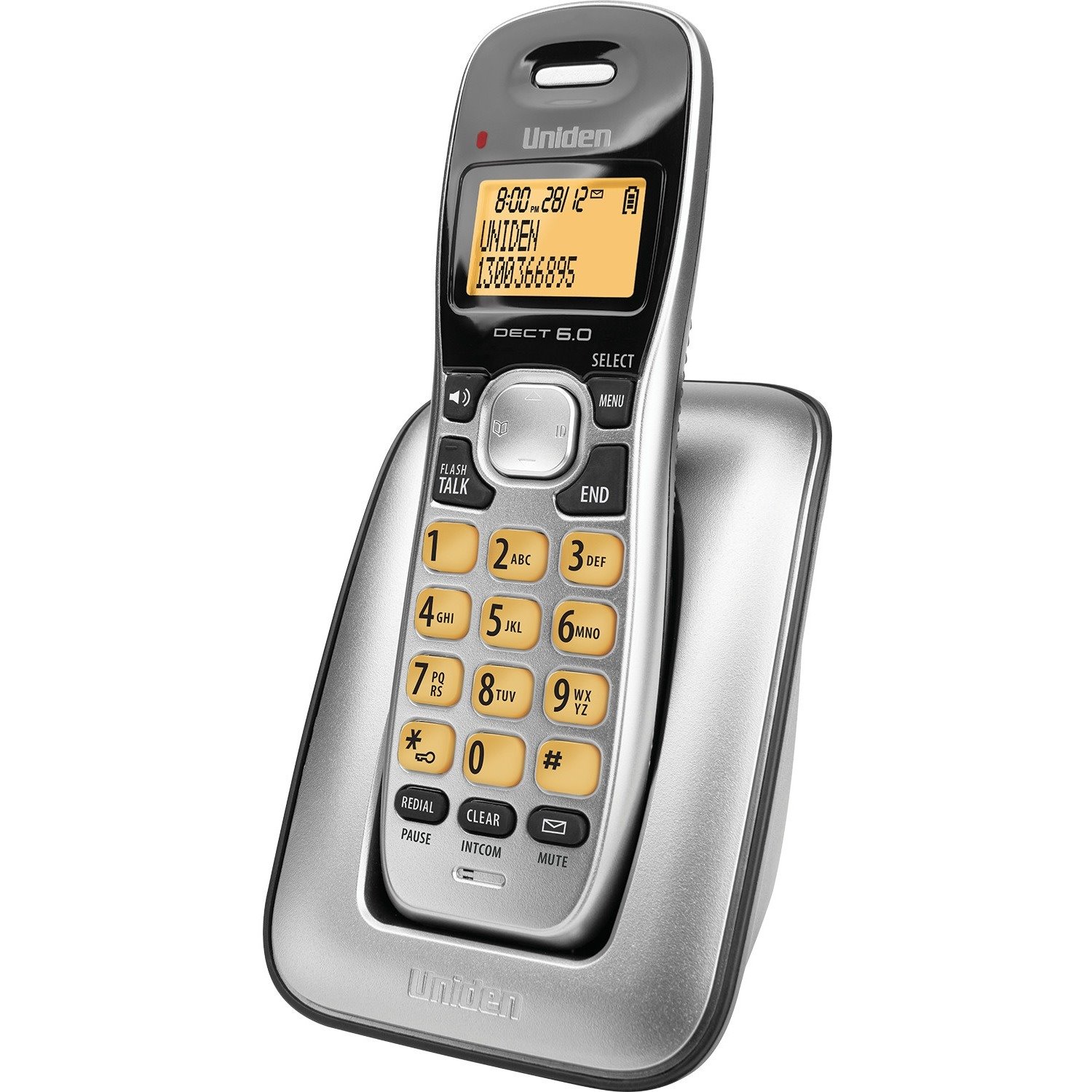 Uniden DECT 1715 DECT Cordless Phone - Silver