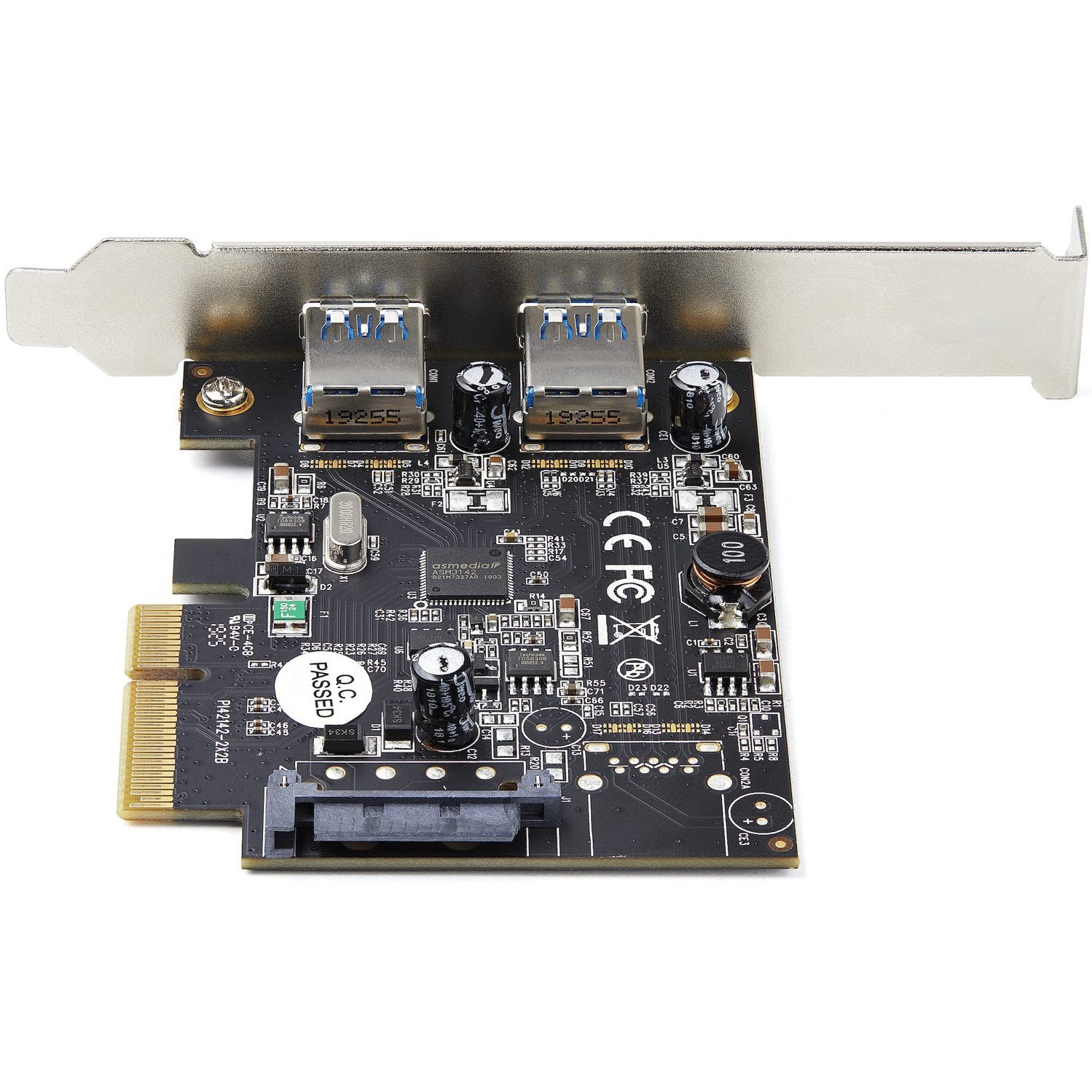 StarTech.com 2-Port USB PCIe Card 10Gbps/port - USB 3.2 Gen 2 Type-A PCI Express 3.0 x2 Host Controller Expansion Card - Windows/Linux