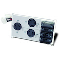 APC Symmetra LX power distribution panel; (1) L14-30, (2) L5-20