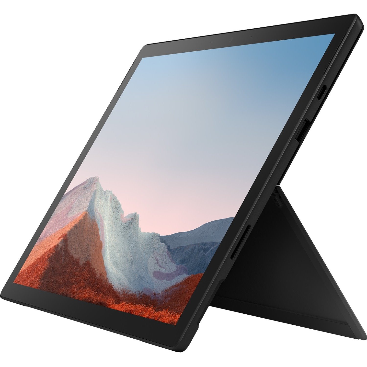 Microsoft- IMSourcing Surface Pro 7+ Tablet - 12.3" - 16 GB - 256 GB SSD - Windows 10 Pro - Matte Black