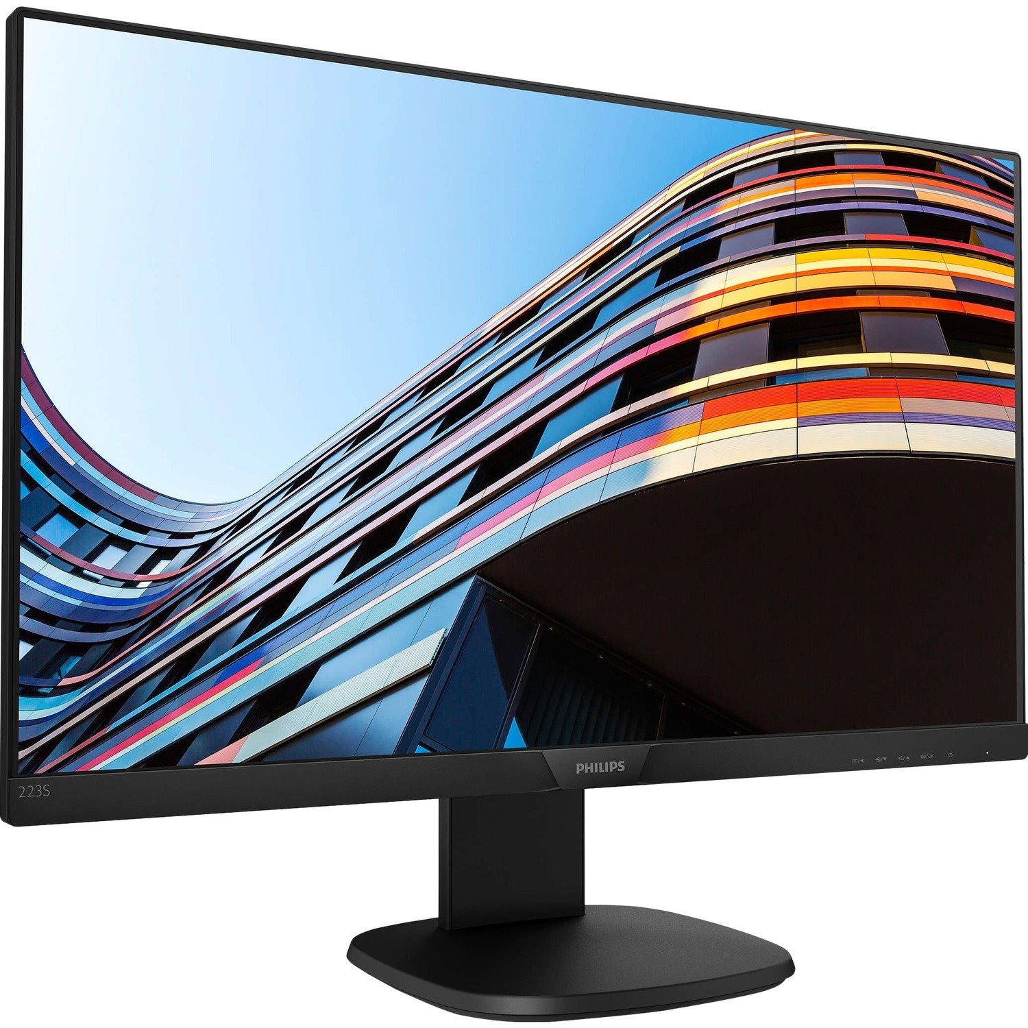 Philips 243S7EJMB 24" Class Full HD LCD Monitor - 16:9 - Textured Black