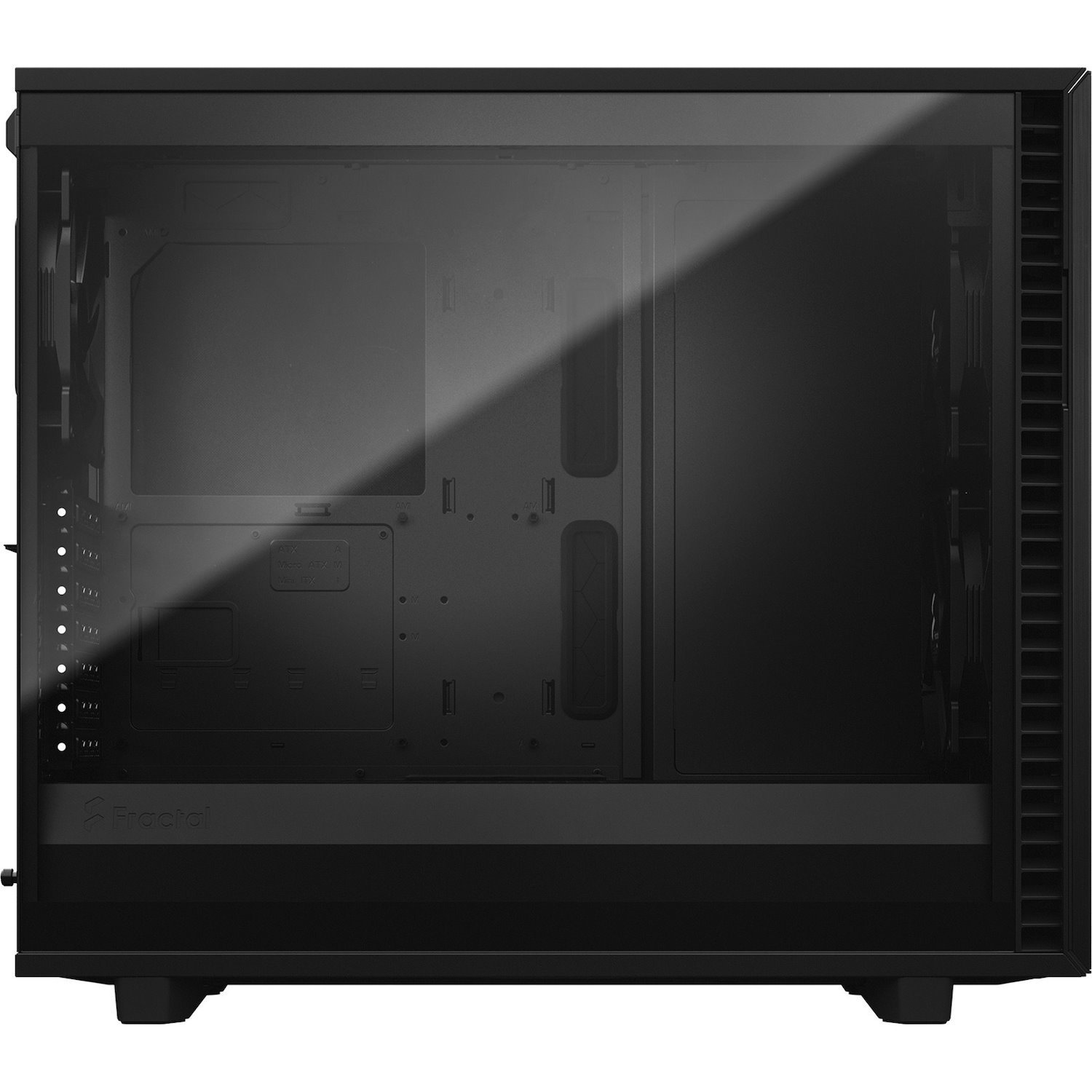 Fractal Design Define 7 Computer Case - ATX Motherboard Supported - Mid-tower - Steel, Anodized Aluminium - Black