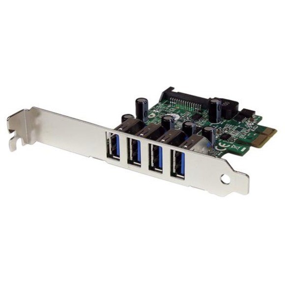 StarTech.com USB Adapter - PCI Express x1 - 5 GB/s - Plug-in Card - Green - TAA Compliant