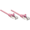Intellinet Network Solutions Cat5e UTP Network Patch Cable, 10 ft (3.0 m), Pink