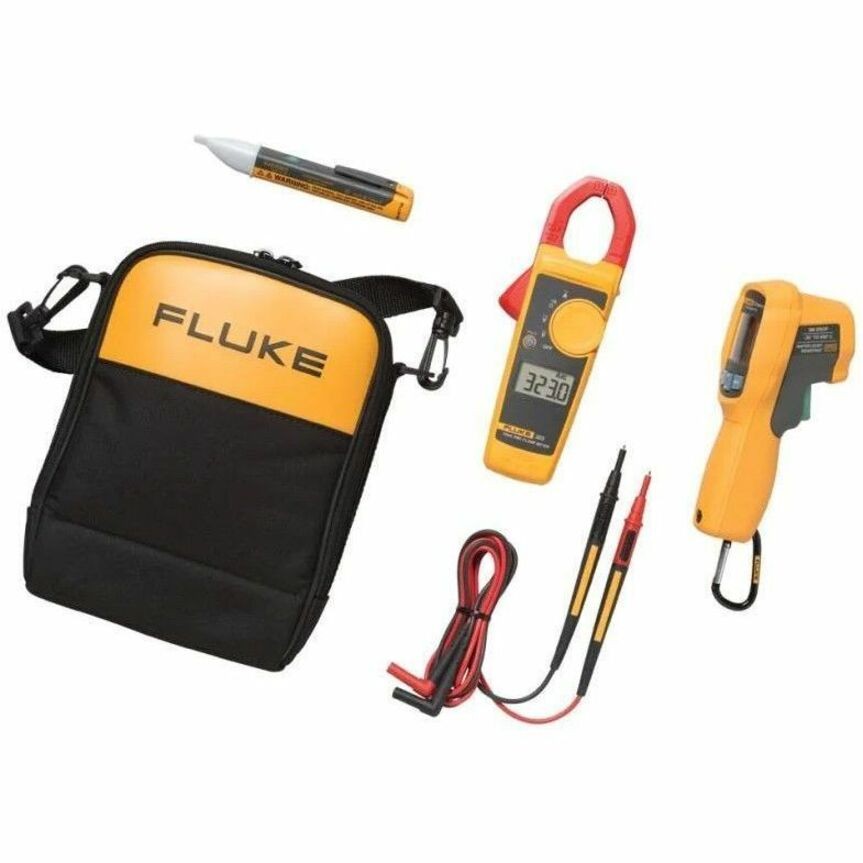 Fluke Networks FL62MAX+/323/1AC IR Thermometer/Clamp Meter/Voltage Detector Kit