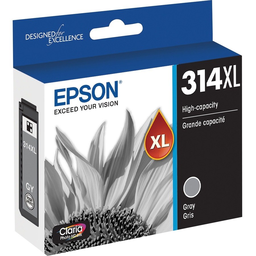 Epson Claria Photo HD T314XL Original Inkjet Ink Cartridge - Gray - 1 Pack