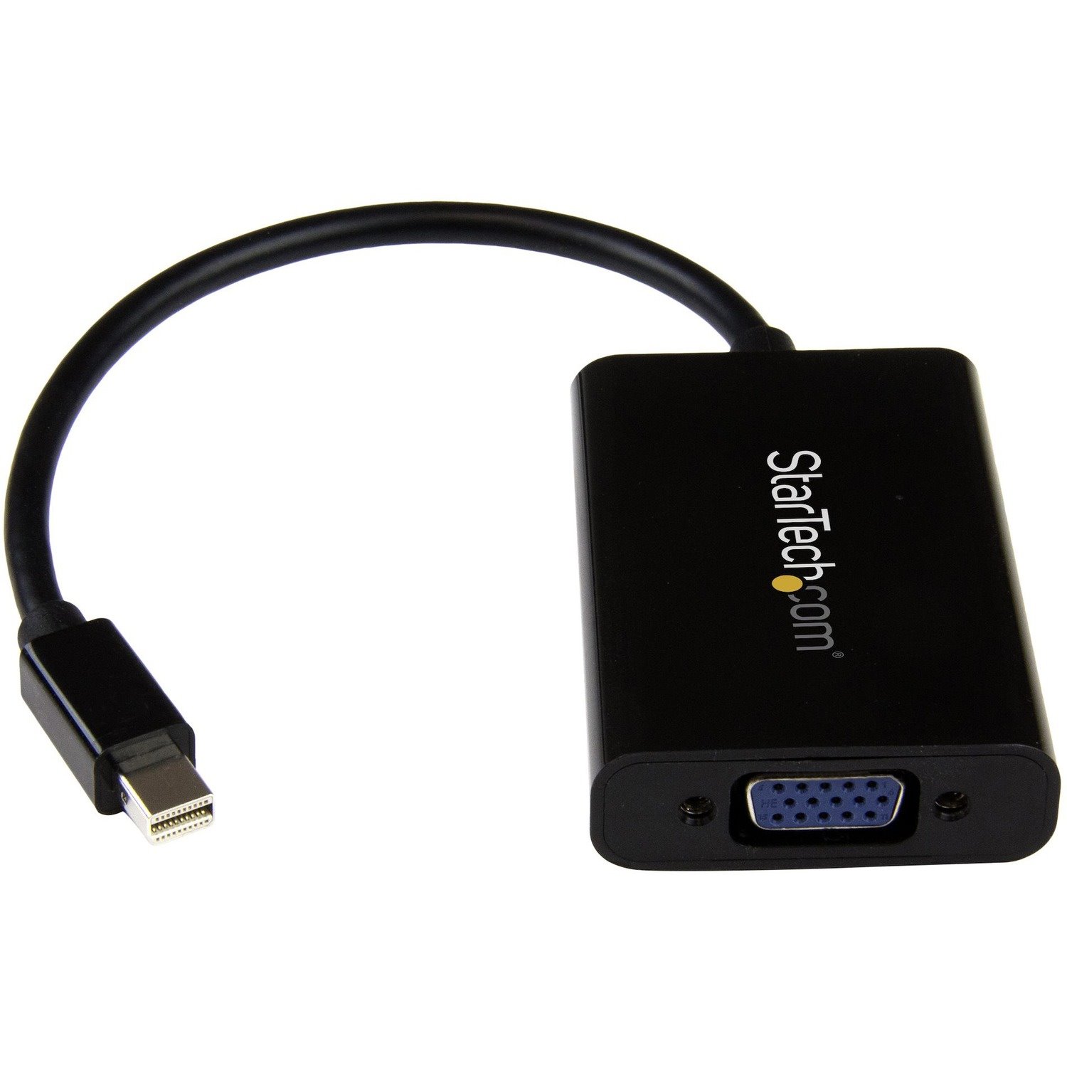 StarTech.com Mini DisplayPort to VGA Adapter with Audio - Mini DP to VGA Converter - 1920x1200