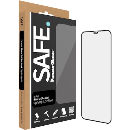 Safe Tempered Glass Screen Protector - Black