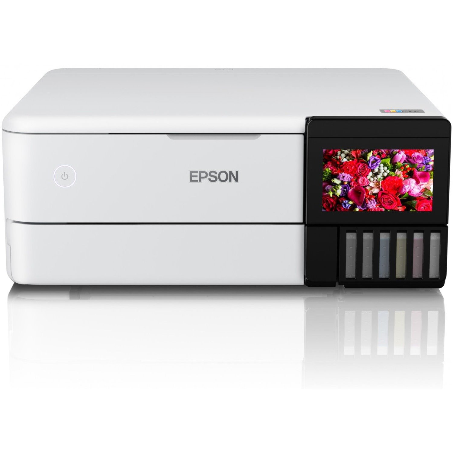 Epson ET-8500 Wireless EcoTank Inkjet Multifunction Printer - Colour - White