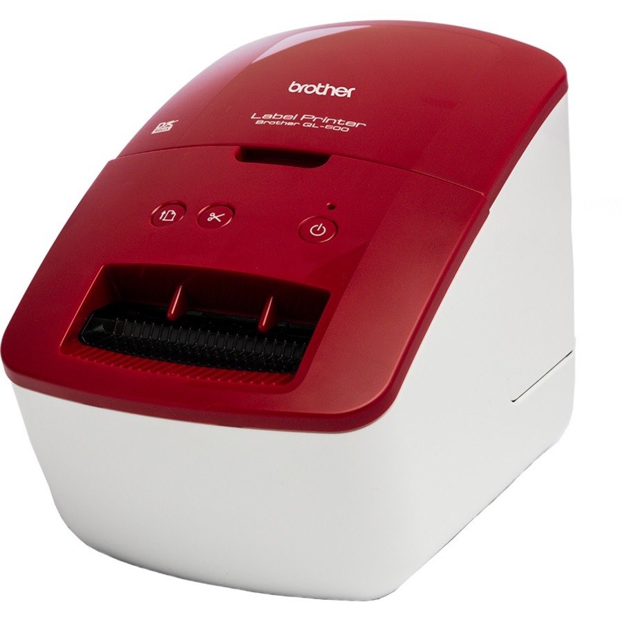 Brother QL-600R Desktop Direct Thermal Printer - Monochrome - Label Print - USB