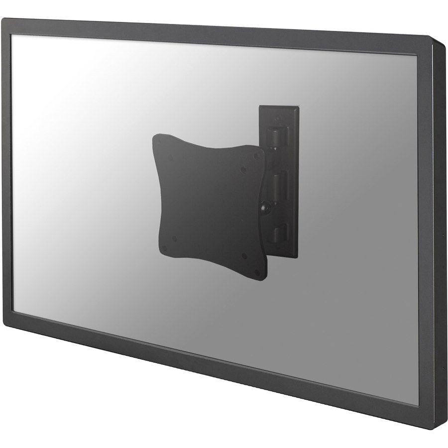 Newstar TV/Monitor Wall Mount (2 pivots & tilt) for 10"-27" Screen - Black