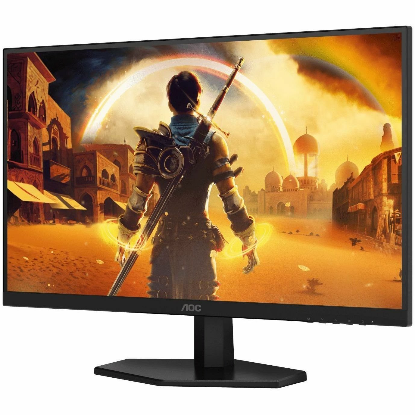 AOC 27G42E 27" Class Full HD Gaming LED Monitor - Black, Red