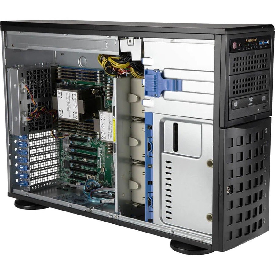 Supermicro SuperServer SYS-740P-TRT Server Barebone System - 4U Tower - Socket LGA-4189 - 2 x Processor Support