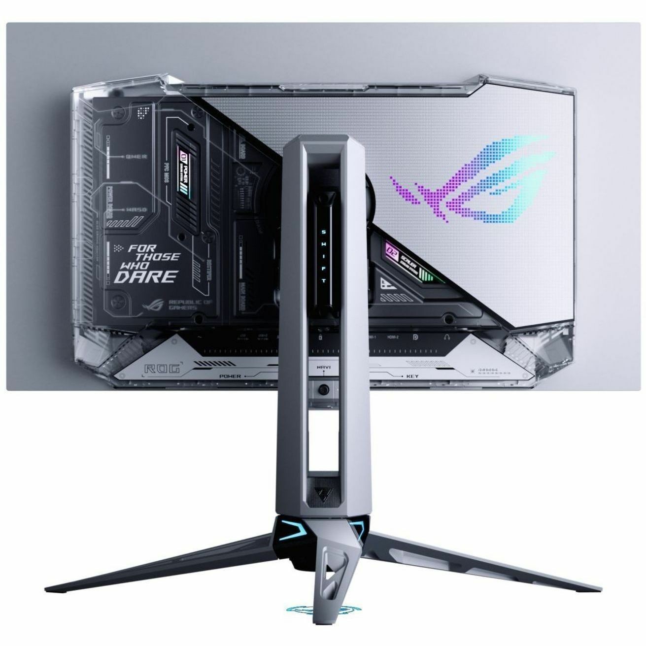 Asus ROG Swift PG27AQWP-W 27" Class WQHD Gaming OLED Monitor - 16:9 - Silver