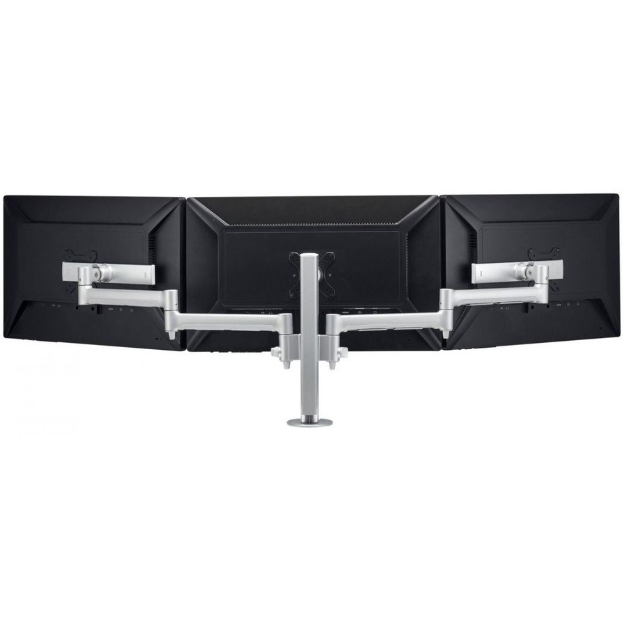 Atdec Modular Desk Mount for Monitor, Display Screen, Flat Panel Display, Curved Screen Display - Silver