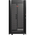 APC NetShelter AV, Server Rack Enclosure, 24U, 10-32 Threaded Rails, Black, 1199H x 600W x 806D mm