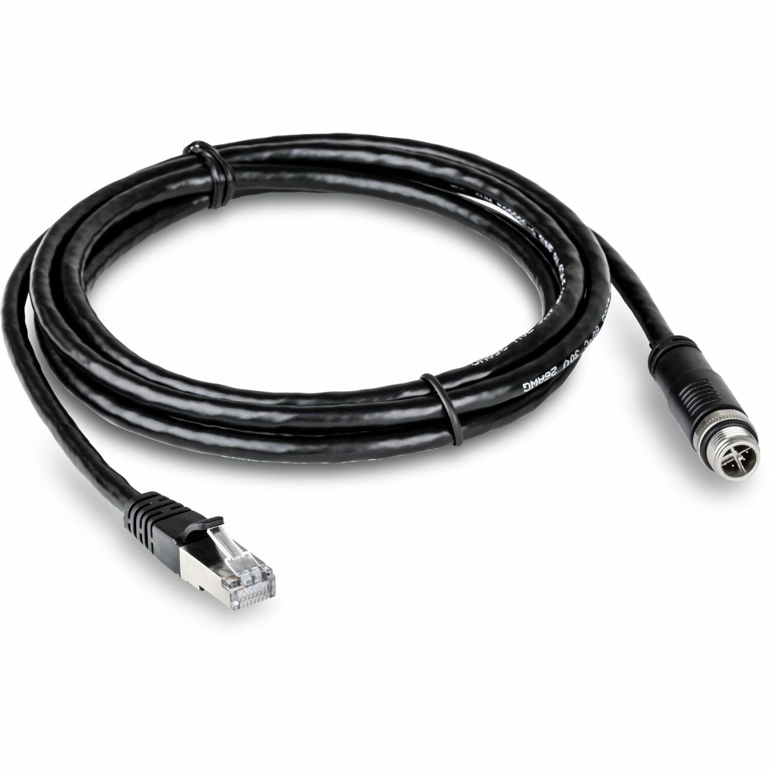TRENDnet M12 to RJ-45 Industrial Ethernet Cable, 2m (6.5 ft.)