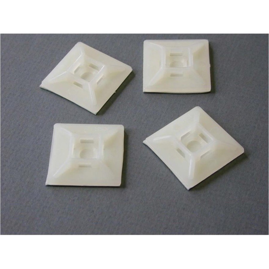 StarTech.com Self-adhesive Nylon Cable Tie Mounts - Pkg of 100