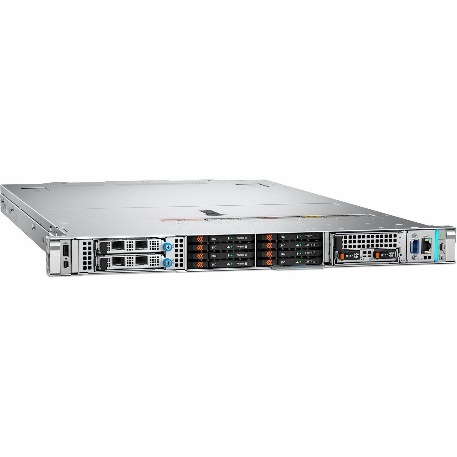 Dell PowerEdge R470 1U Monteerbaar in rek Server - 1 x Intel 3,20 GHz - 32 GB RAM - 960 GB SSD - (2 x 480GB) SSD Configuration - 12Gb/s SAS, Serieel ATA/600, NVMe controller