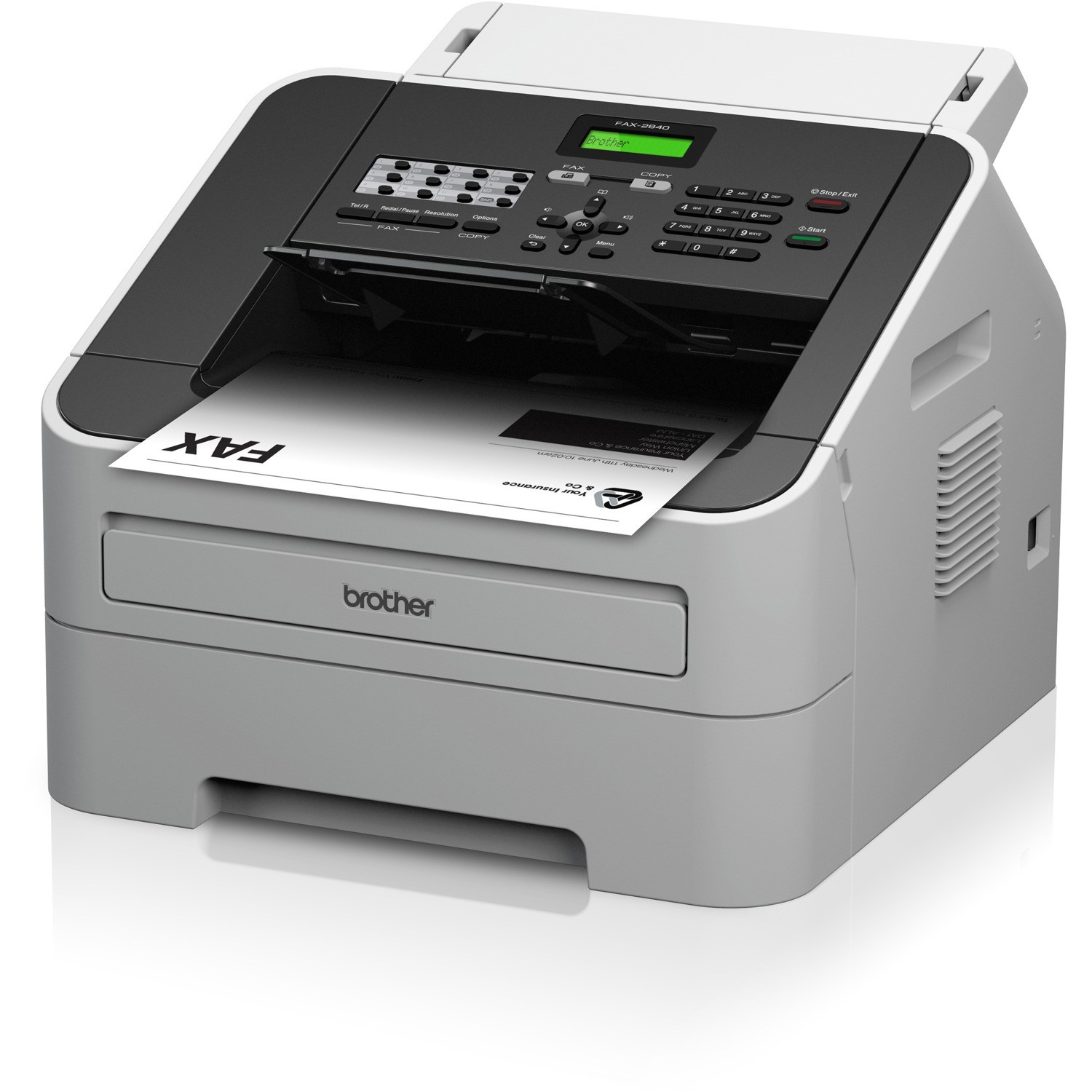 Brother FAX-2840 Facsimile/Copier Machine - Laser - Monochrome Digital Copier