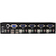 StarTech.com 4 Port Rack Mountable USB KVM Switch With Audio and USB 2.0 Hub - KVM / audio / USB switch - USB - 4 ports - Rack Mountable - 1 local user - 1U