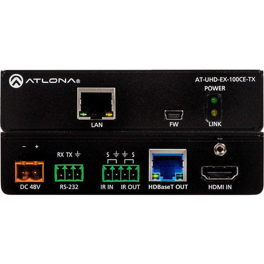 Atlona AT-UHD-EX-100CE-TX Video Extender Transmitter - Wired