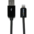 StarTech.com 1m (3ft) Black Apple® 8-pin Lightning Connector to USB Cable for iPhone / iPod / iPad