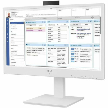 LG 24CR671NK-6P All-in-One Thin Client - Intel Pentium N6005 Quad-core (4 Core) 2 GHz - White