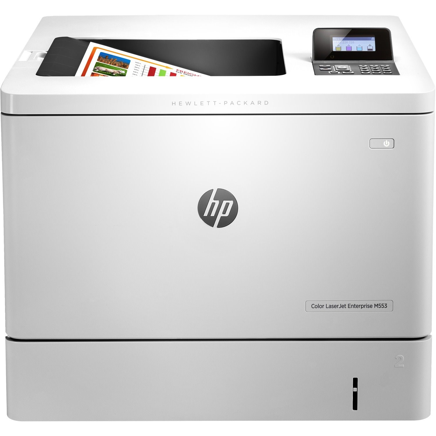 HP LaserJet M553 M553dn Desktop Laser Printer - Refurbished - Color