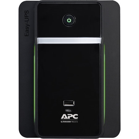 APC Back UPS, 1200VA/650W, Tower, 120V, 8x NEMA 5-15R outlets, USB Type A + C Ports, User Replaceable Battery