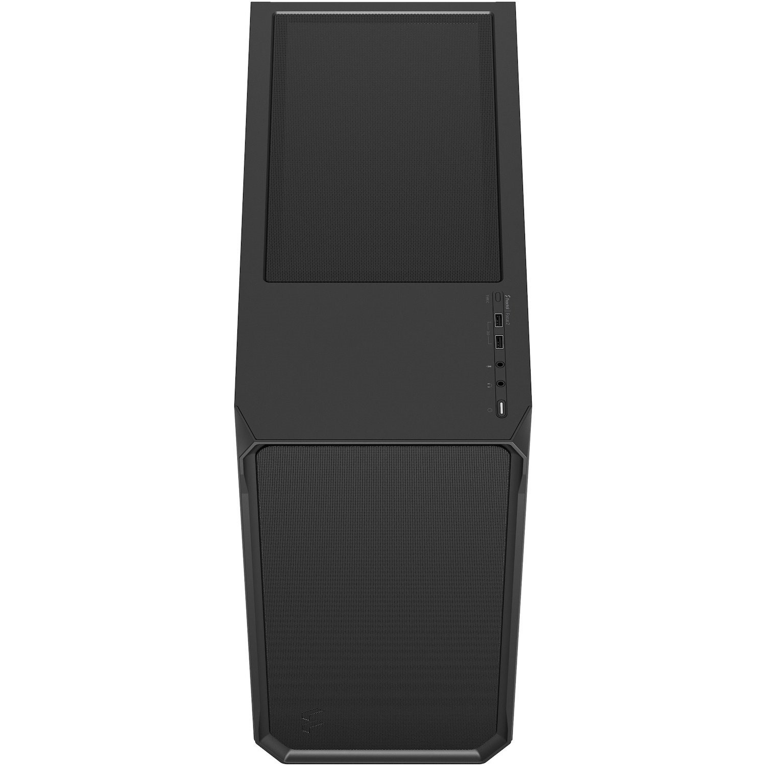 Fractal Design Focus 2 Computer Case - Mini ITX, Mini ATX, ATX Motherboard Supported - Tower - Tempered Glass, Steel, Mesh - Black