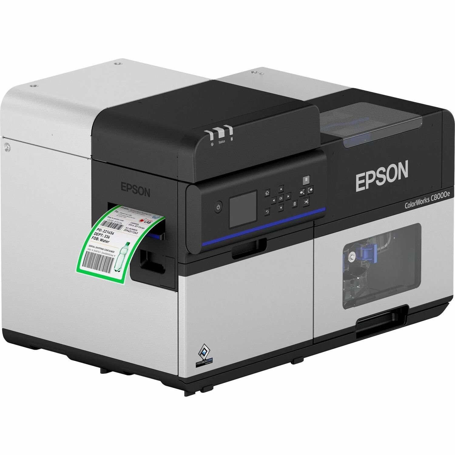 Epson ColorWorks C8000e Industrial Inkjet Printer - Colour - Label Print - USB - With Cutter