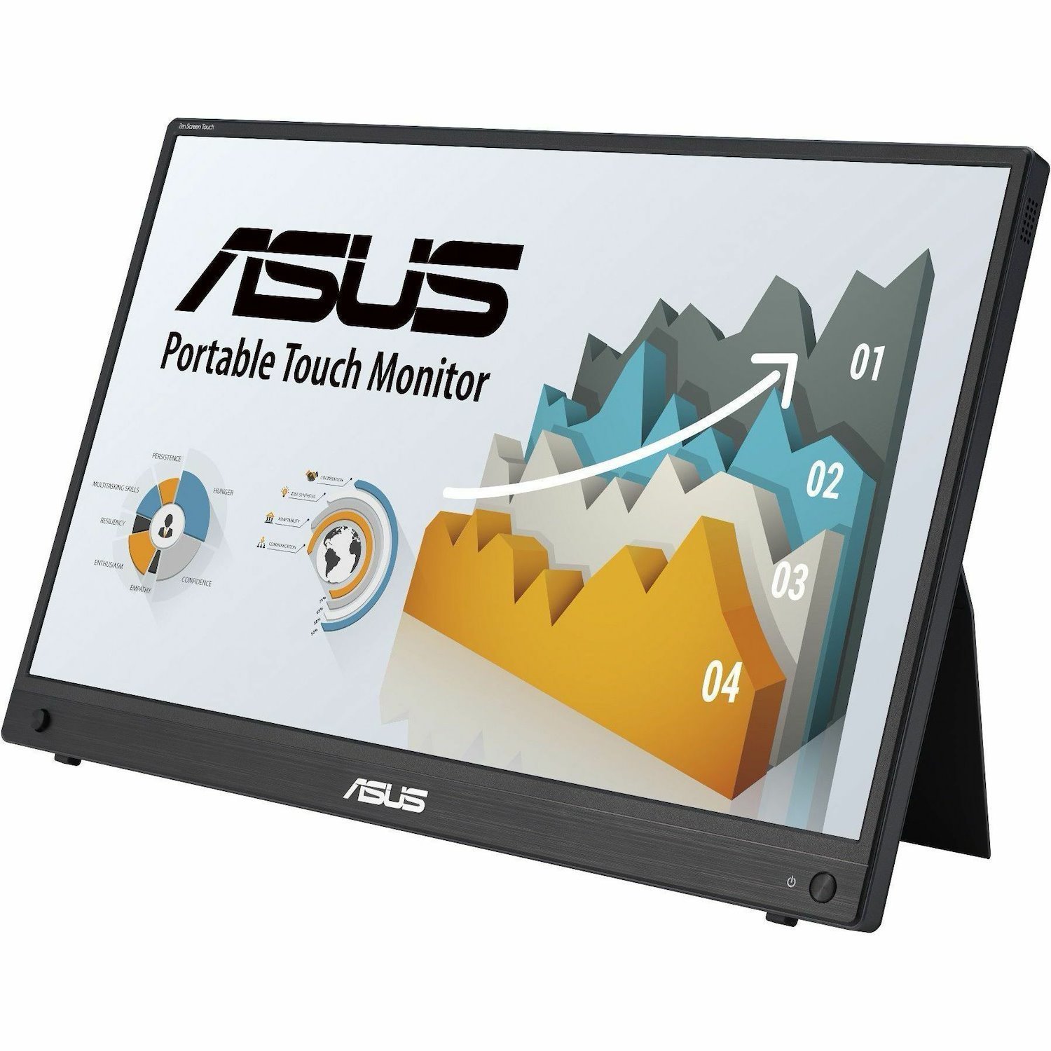 Asus ZenScreen MB16AHT 16" Class LED Touchscreen Monitor - 16:9 - 5 ms