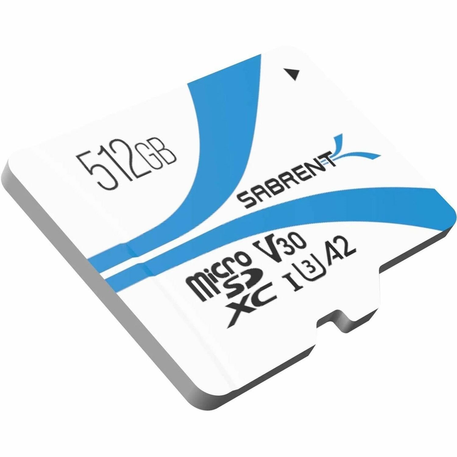 Sabrent Rocket 512 GB Class 3/UHS-I (U3) V30 microSDXC - 1 Pack