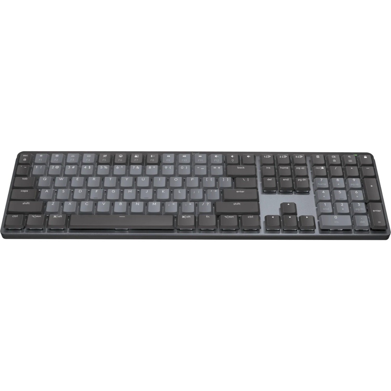 Logitech Master Keyboard - Wireless Connectivity - USB Interface - English (UK) - QWERTY Layout - Graphite